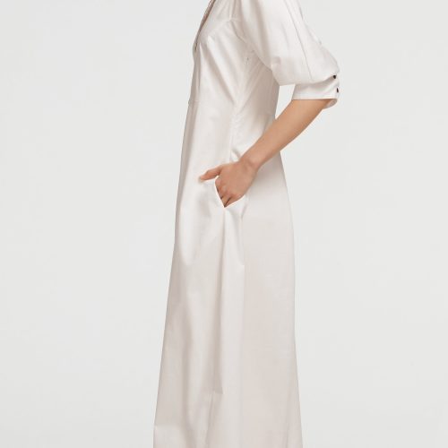 01 ZipperDressinCottonPoplin Ivory FULLSIDE 0155