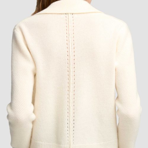 05 Polo Sweater in Wool Cashmere Cream 1047