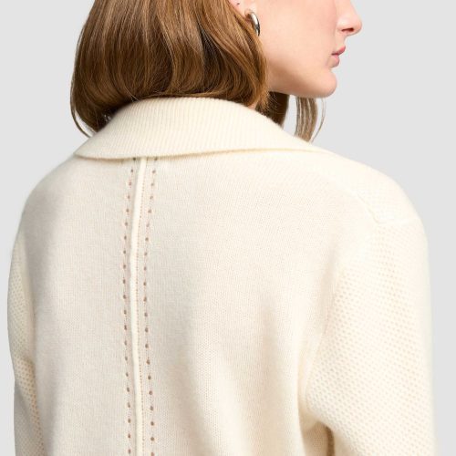 05 Polo Sweater in Wool Cashmere Cream 1063