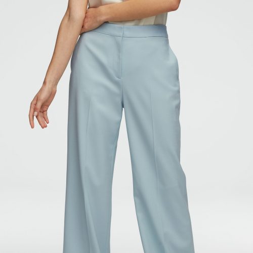 05 Wide Leg Trouser in Seasonless Wool Seafoam Blue 0090