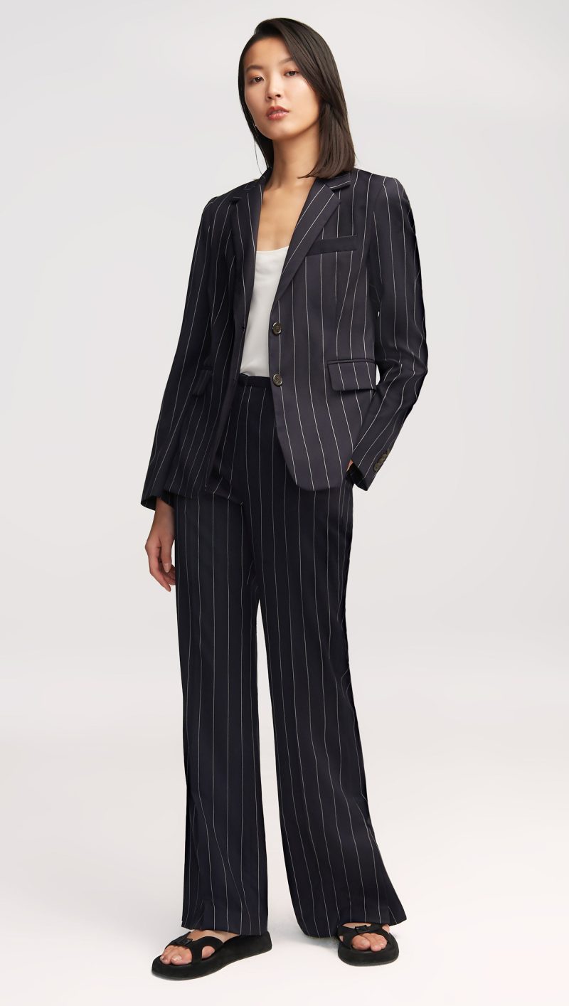 12CopainBlazerinStretchWool NavyPinstripe 5698