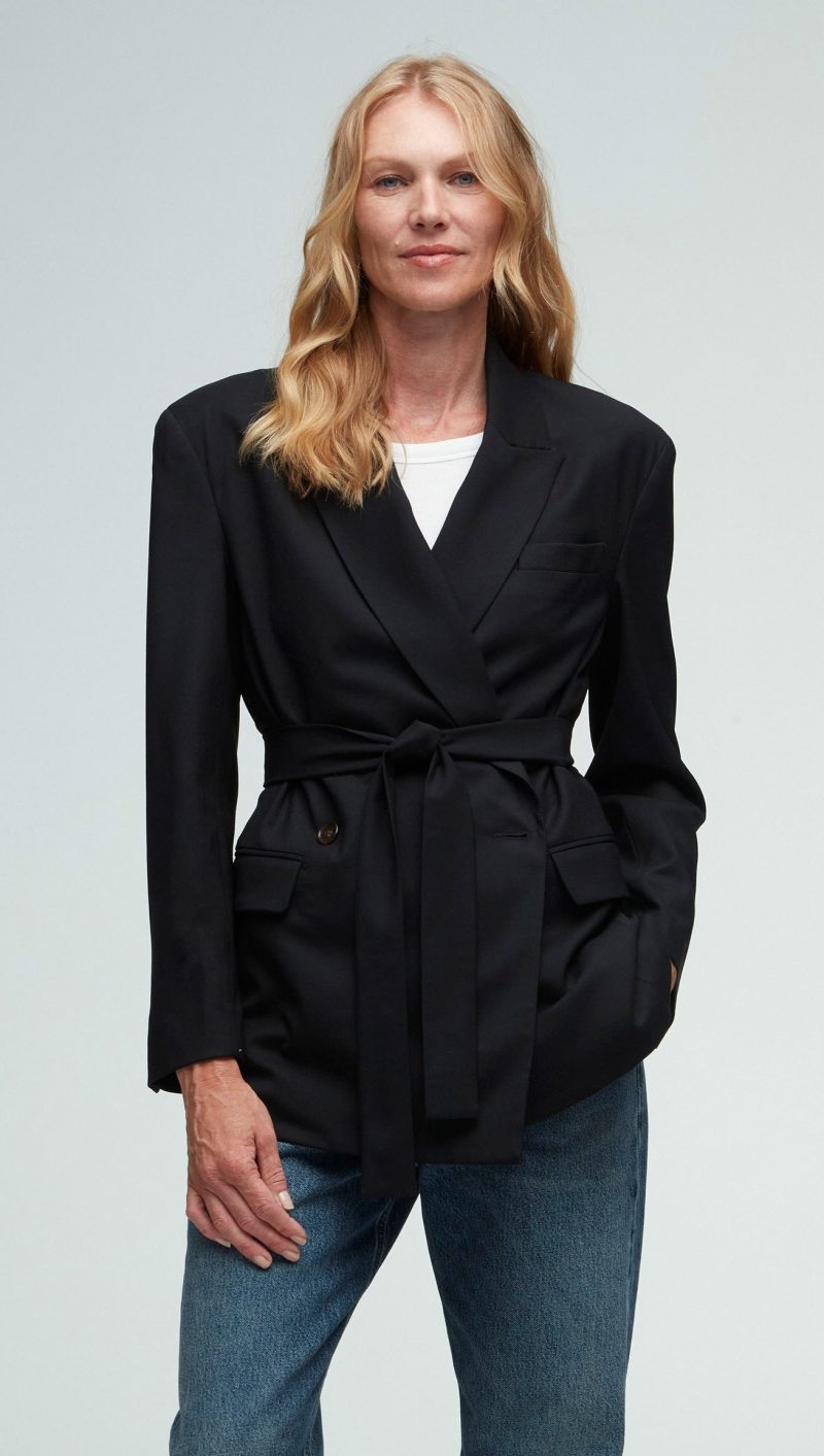 12 Belted Blazer Black 2010 CROP