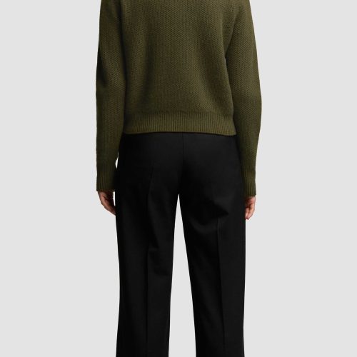 17 Shruken Crewneck in Wool Cashmere Olive 5911 1