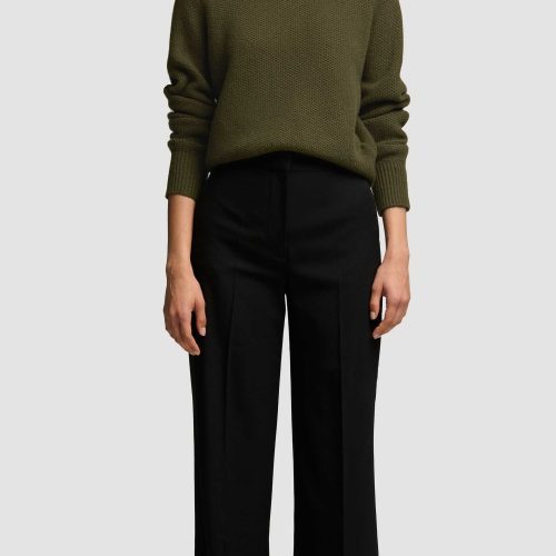 17 Shruken Crewneck in Wool Cashmere Olive 5947 1