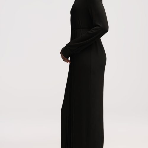 20ShirtDressinMatteJersey Black 3882 2