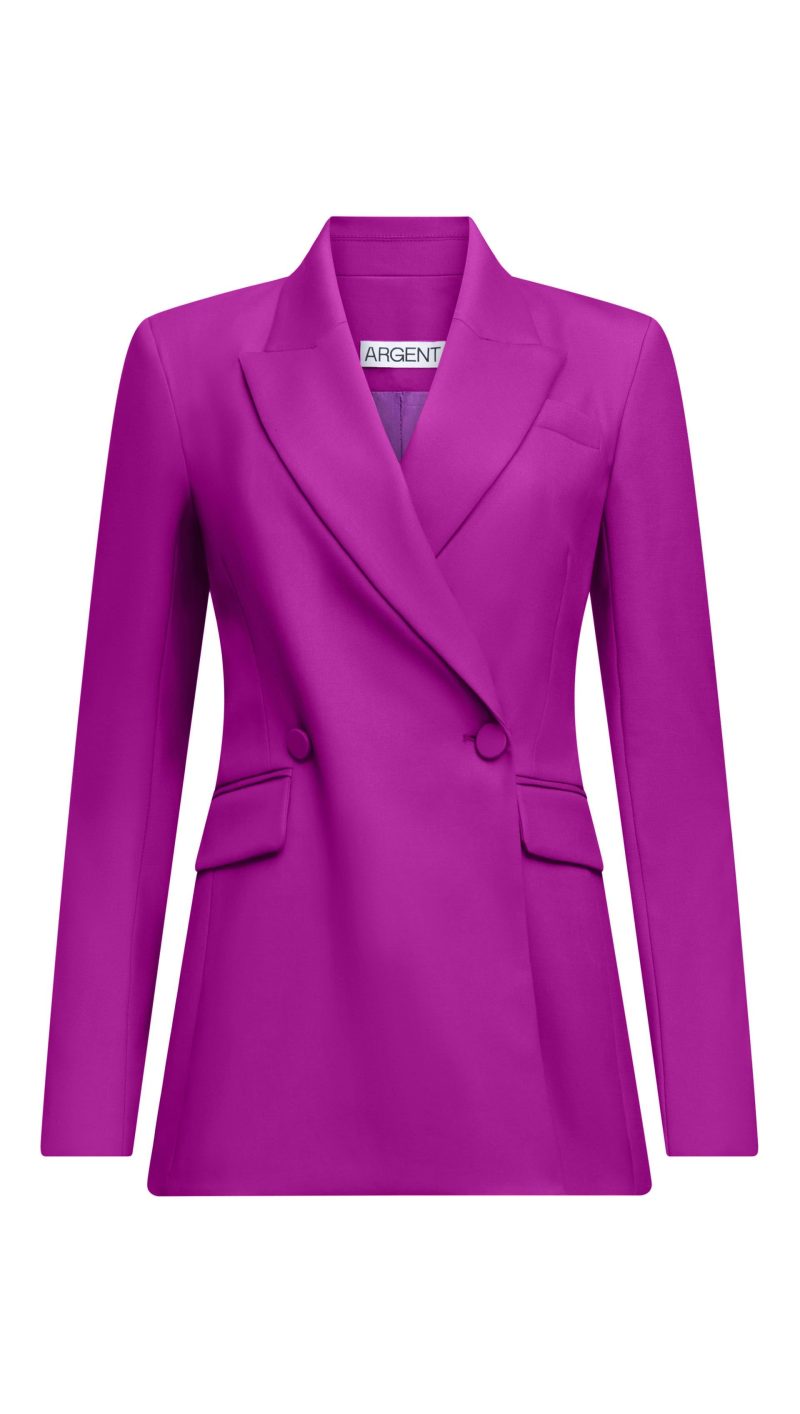 241113 Argent JL Cooper Blazer in Seasonless Wool Orchid 0042