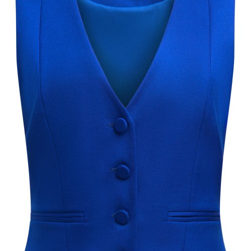 241113 Argent JL Waistcoat in Seasonless Wool Lapis 0321