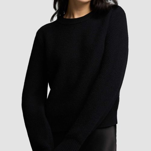 27 Shruken Crewneck in Wool Cashmere Black 5242