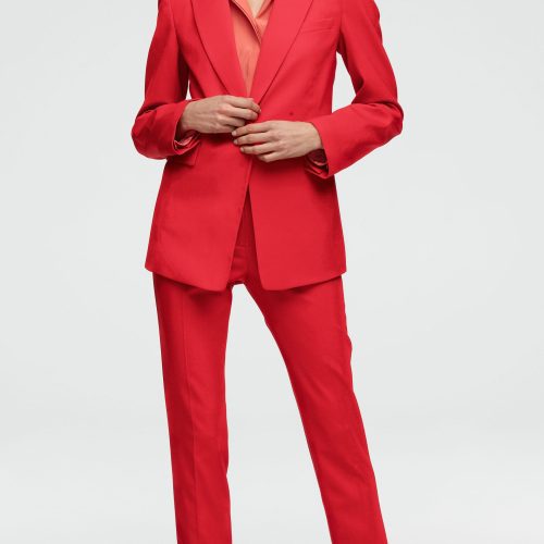 27 Single Button Blazer in Seasonless Wool Poppy 0992