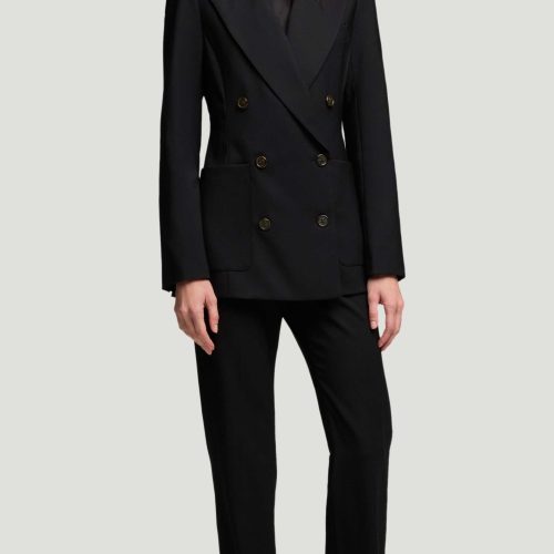 29a Chelsea Blazer in Seasonless Wool Black 3163