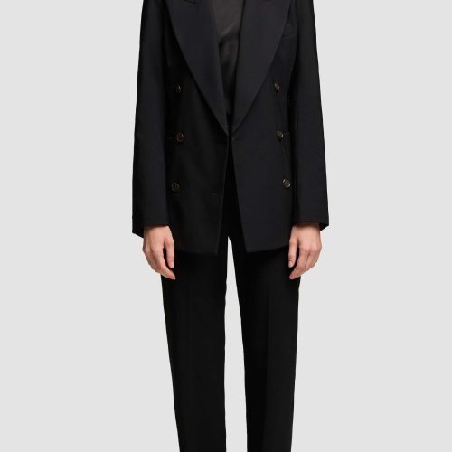 29a Chelsea Blazer in Seasonless Wool Black 3195