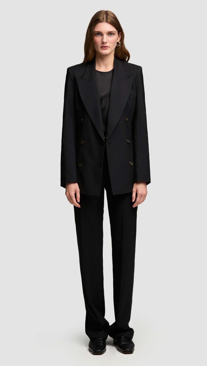 29a Chelsea Blazer in Seasonless Wool Black 3195