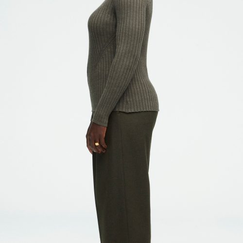 43 Ribbed Turtleneck Hunter 1254