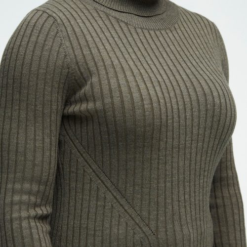 43 Ribbed Turtleneck Hunter 1271