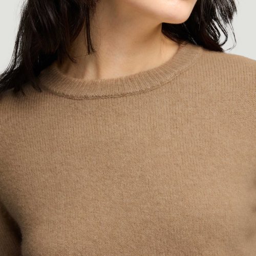 53 Shrunken Crewneck in Luxe Yarn Camel 0212