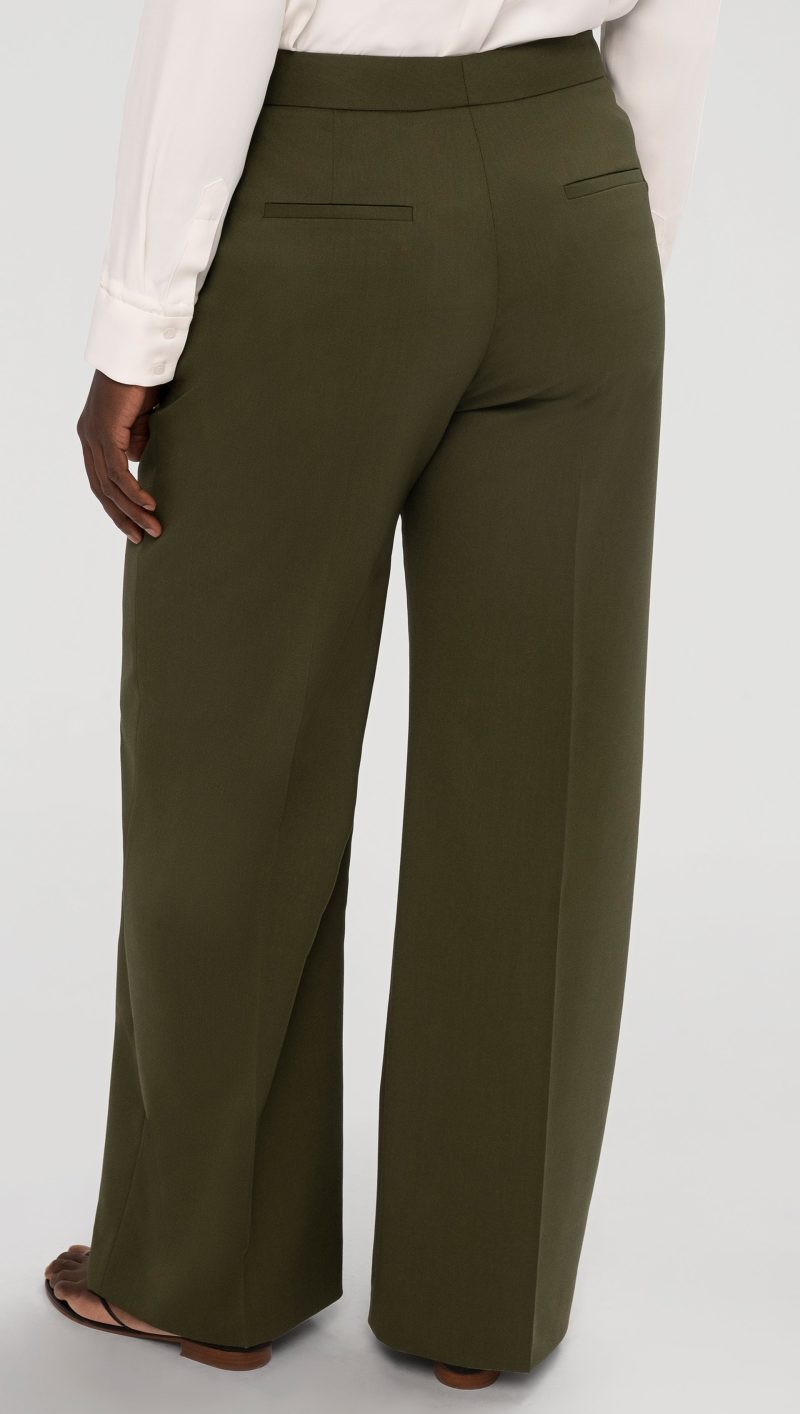 55 WideLegTrouser Olive 011