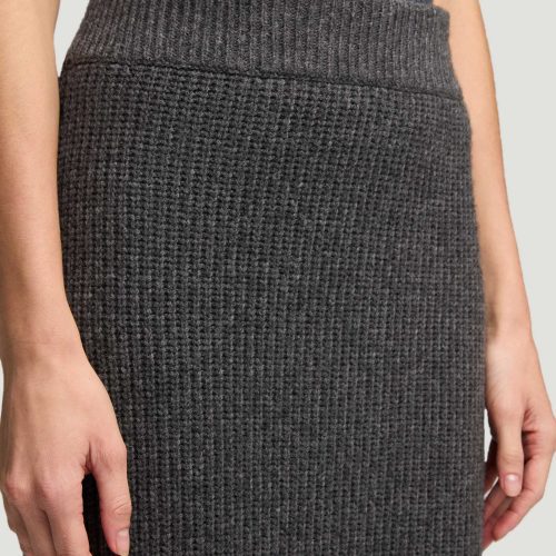 56 Fisherman Skirt in Wool Nyon Grey 2155