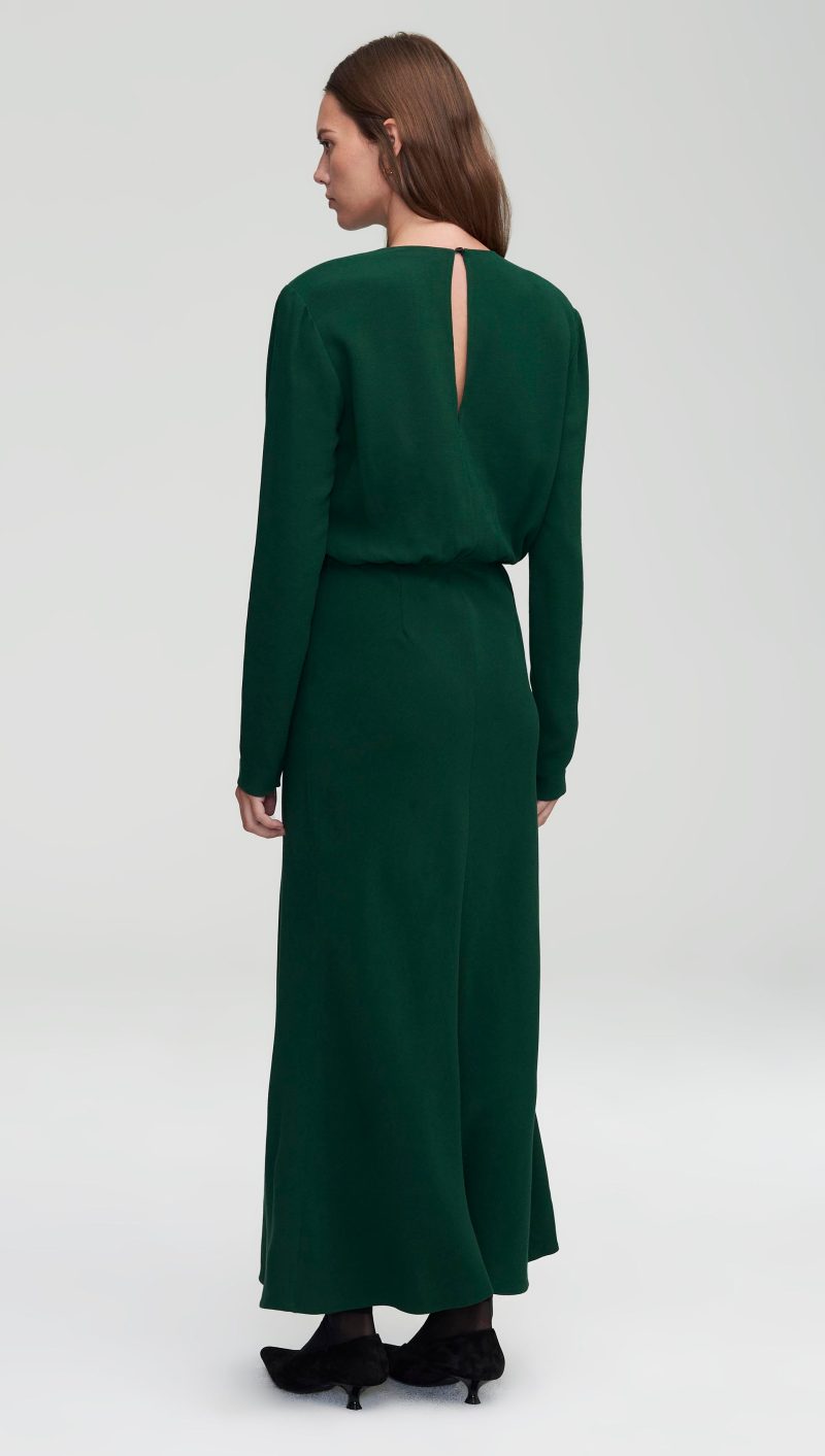 58 Crosby Dress Emerald 2957