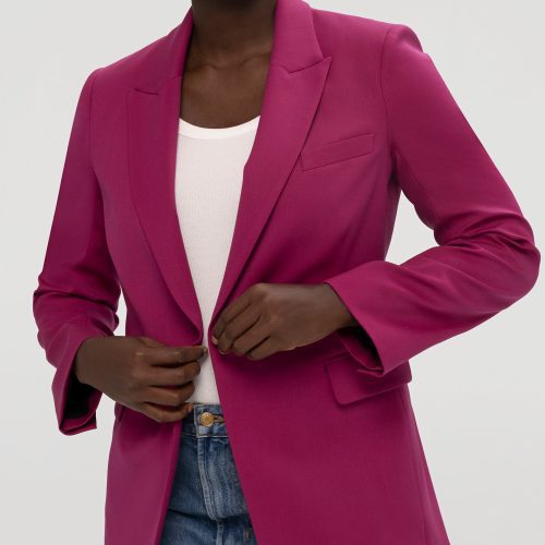 58 SingleButtonBlazer Magenta 022