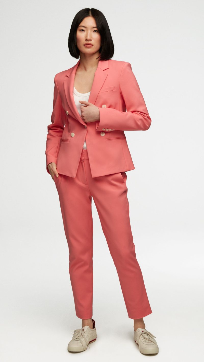 63 Crossover Blazer in Performance Cotton Watermelon 2531