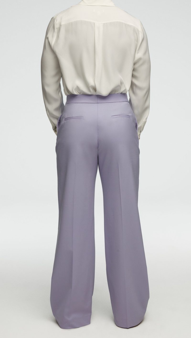 67 Single Button Blazer in Seasonless Wool Lilac 1570