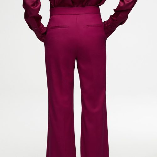 70 Double Breasted Blazer in Stretch Wool Magenta 2723