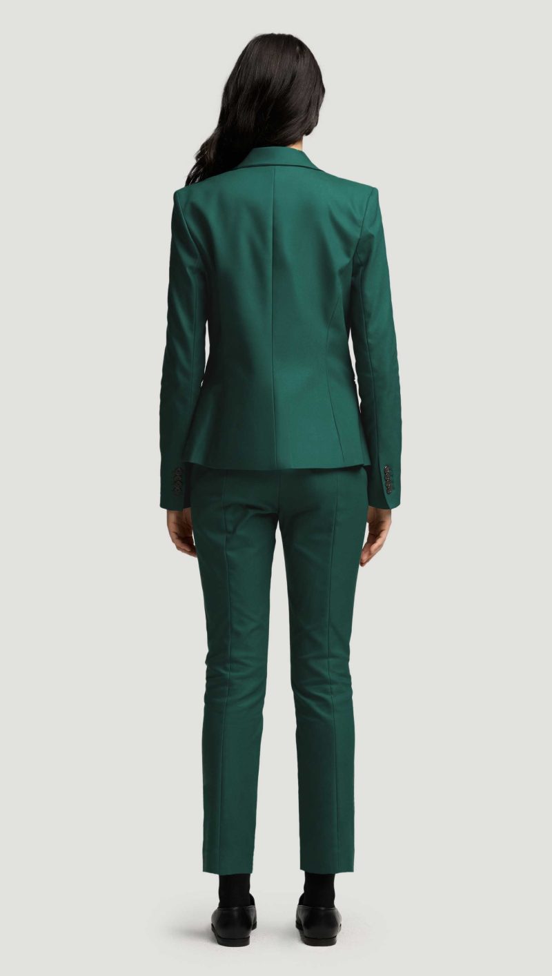 72 Crossover Blazer in Performance Cotton Emerald 6994