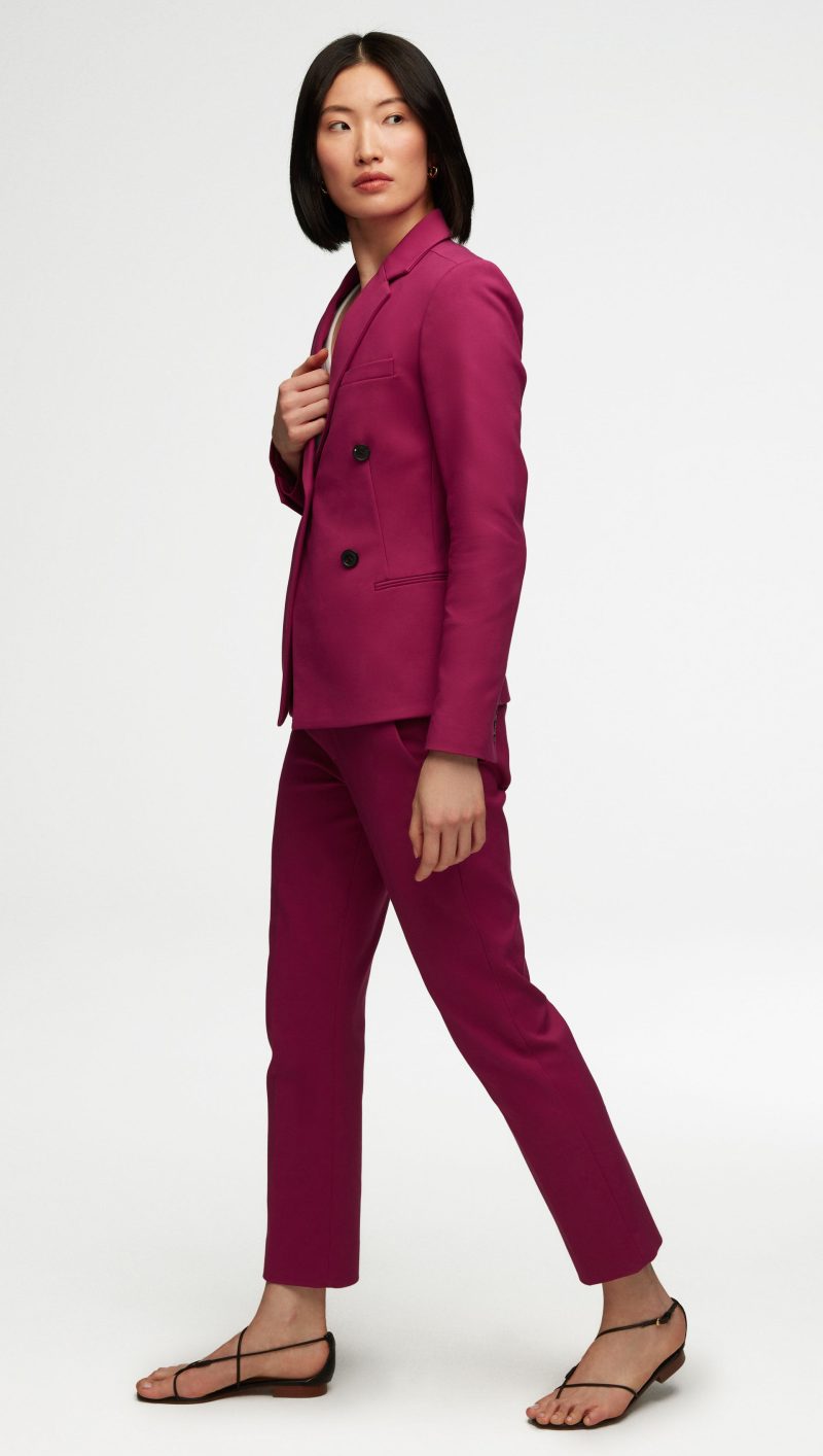 73 Crossover Blazer in Performance Cotton Magenta 3052