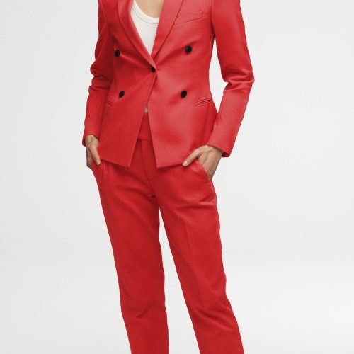 73 Crossover Blazer in Performance Cotton Poppy 3031