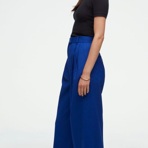 74 Pleated Trouser Cobalt 14902