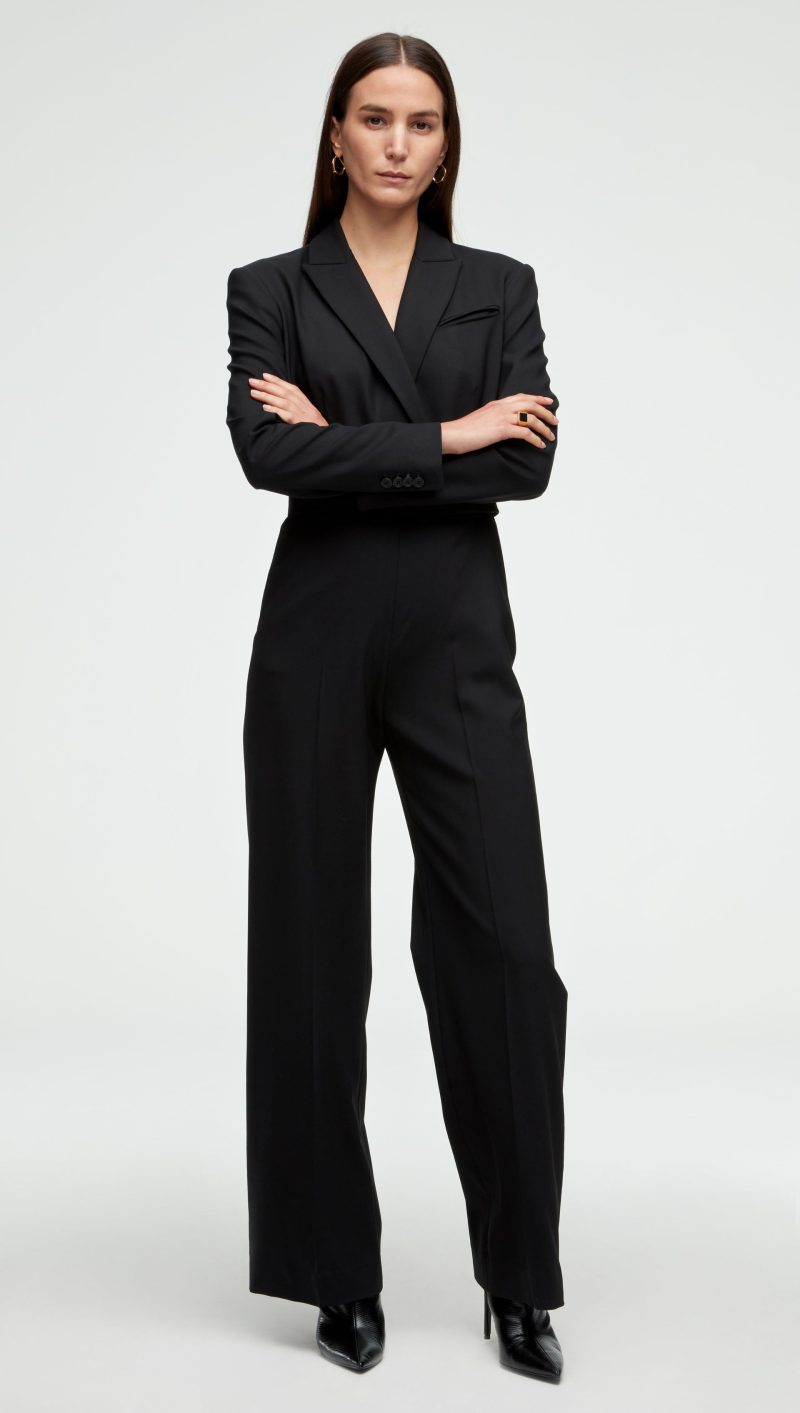 80 Tailored Jumpsuit Black 0847