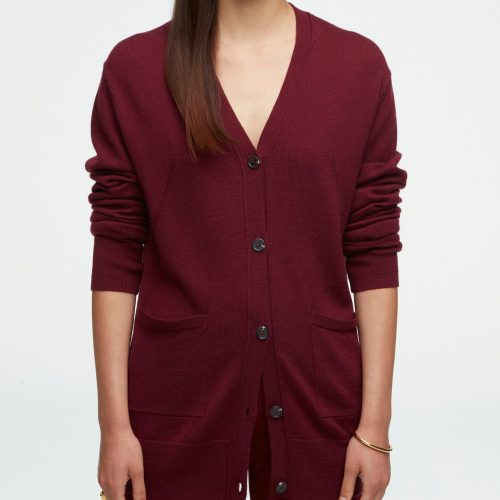 82 Everyday Cardigan Merlot 0934