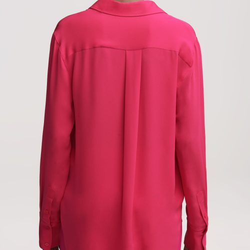 99SlimBlouseinDoubleGeorgette Fuchsia 4060 1