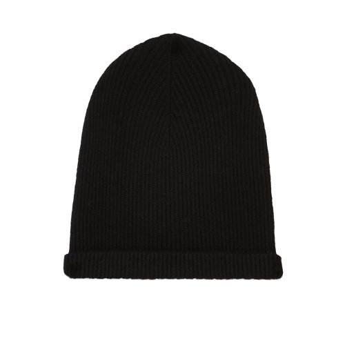 BeanieinWool Cashmere Black