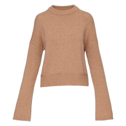 EverydayBoxyCrewinWoolCashmere Camel 173