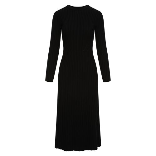 RibbedEverydayDressinMerinoWool Black 057 GHOST