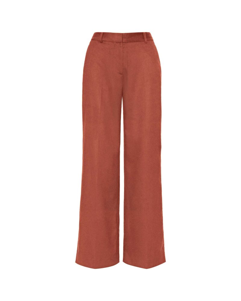 Soho Trouser in Textured Wool Tan 2542 V2copy