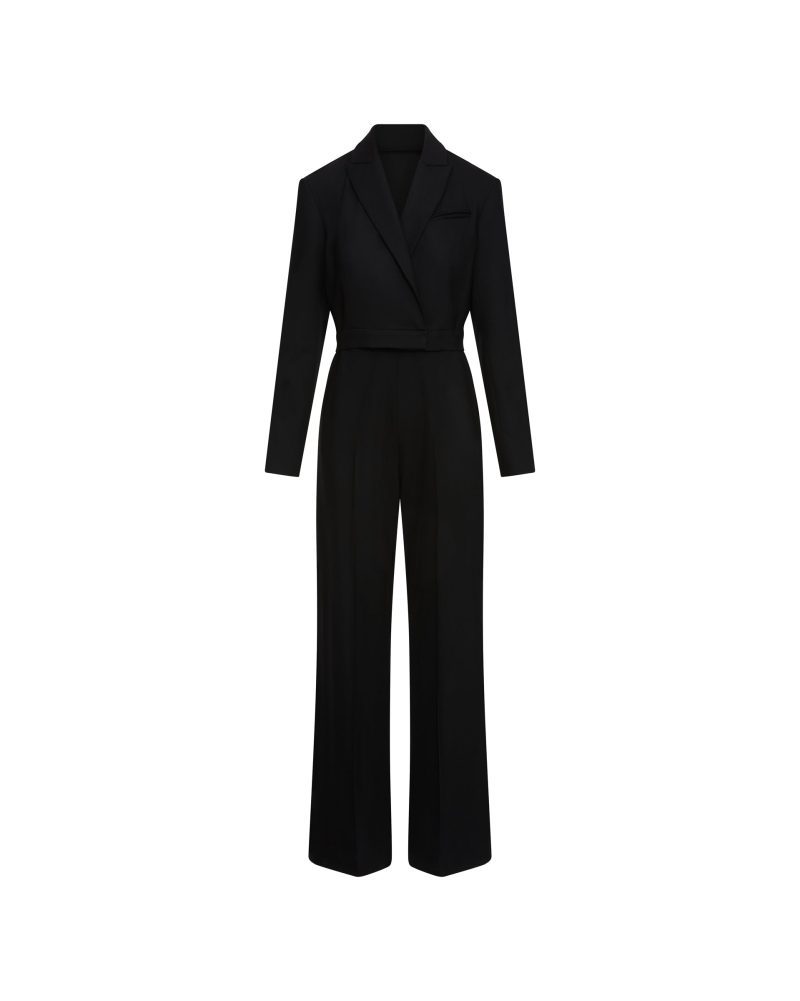 TailoredJumpsuitinSeasonlessWool Black 435 GHOST