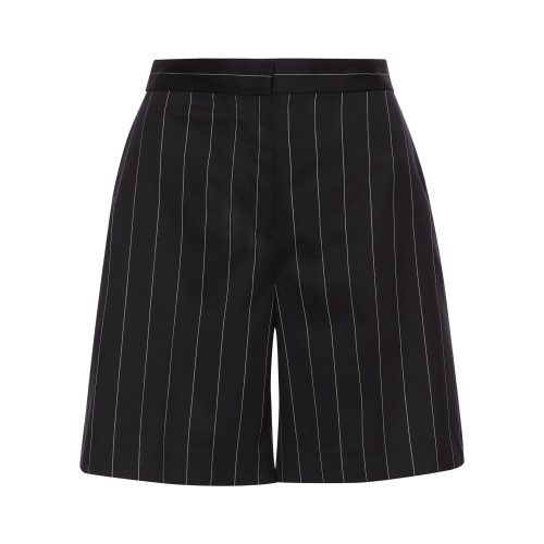 TailoredShortsinStretchWool NavyPinstripe 019 1