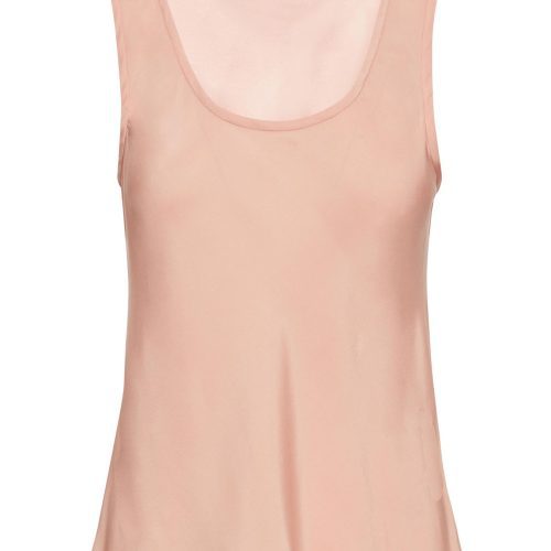 Tank in Matte side Silk Charmeuse Dusty Pink 121 1